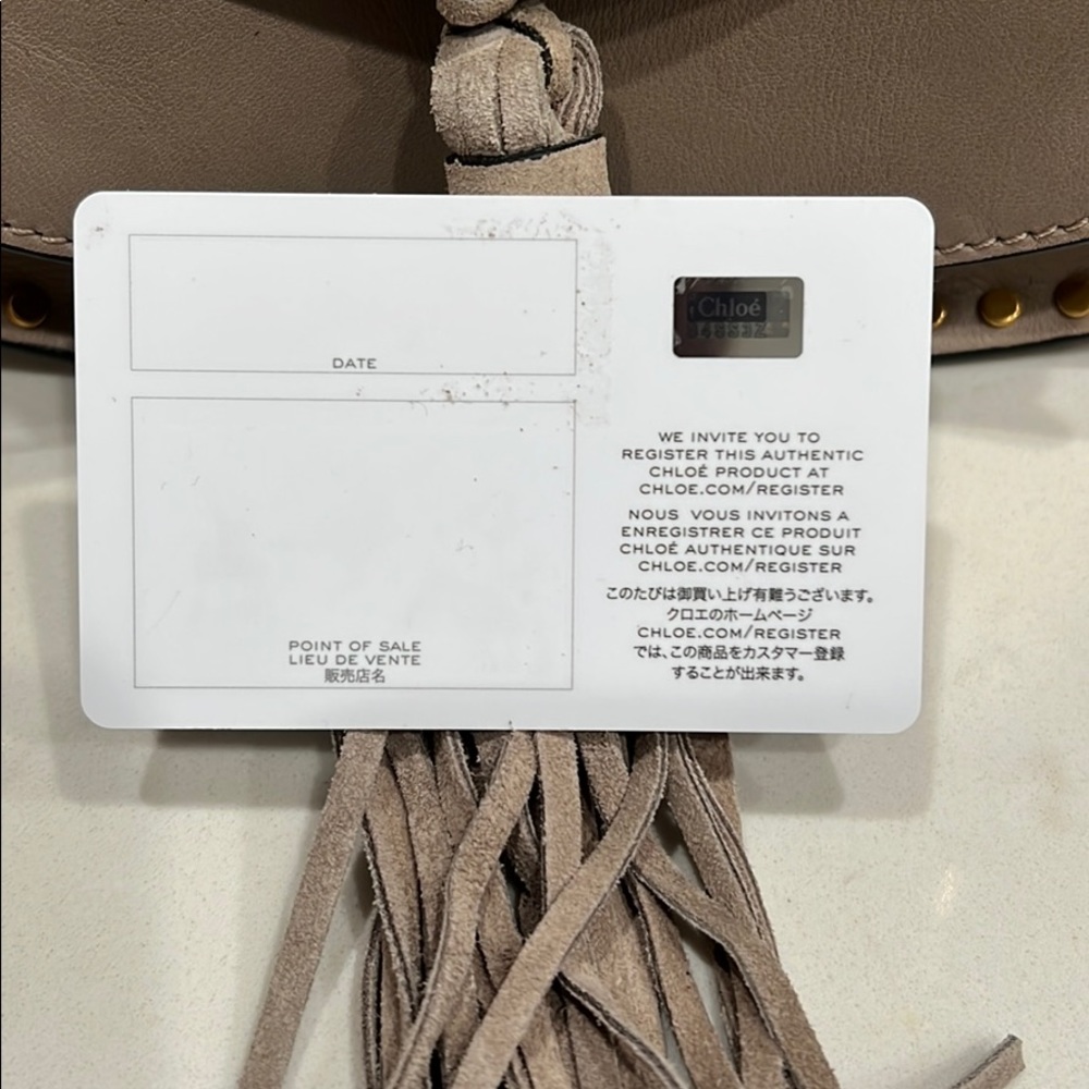 Chloe Hudson shoulder Bag Motty Grey - Picture 2 of 7